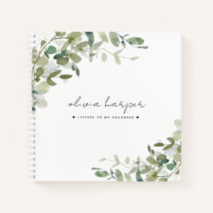 Eukalyptus Sage Ivy Letters to My Daughter Journal Notizbuch