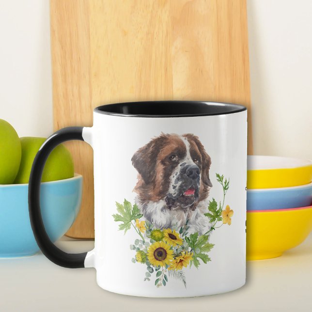 Eukalyptus Saint Bernard Dog Tasse (Von Creator hochgeladen)