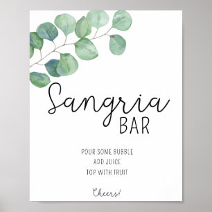 Eukalyptus - Sangria Bar poster