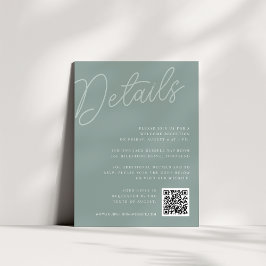 Eukalyptus | Script Watermark All-in-One Details Begleitkarte