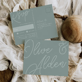 Eukalyptus | Script Watermark Meal Choice UAWG Postkarte