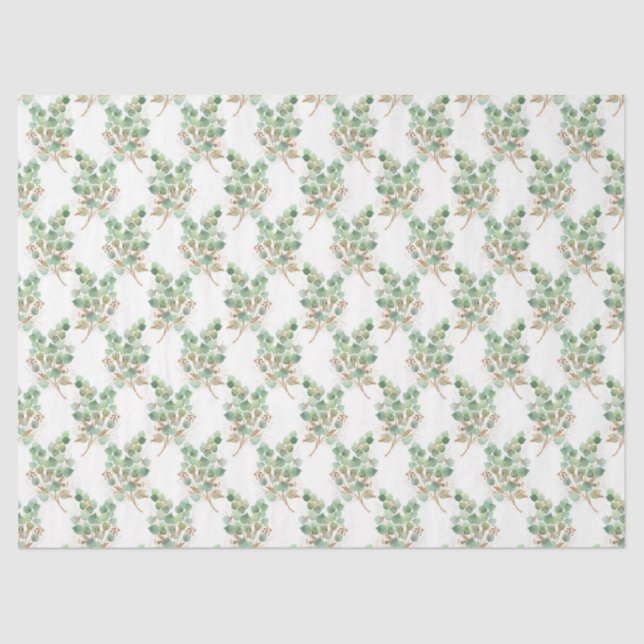 Eukalyptus-Serie, 7-Blatt Seidenpapier (Vorderseite)