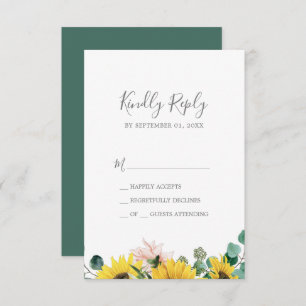 Eukalyptus Simple RSVP Card