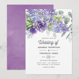 Eukalyptus succulents Wedding Einladung