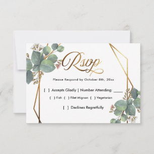 Eukalyptus-UAWG RSVP Karte