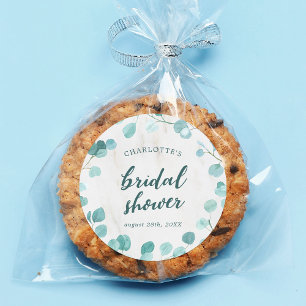 Eukalyptus- und Marmor-Junggesellinnenabschied Runder Aufkleber