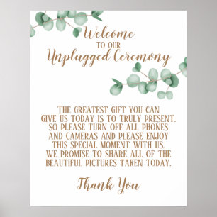 Eukalyptus Unplugged Zeremonie Poster