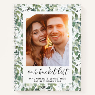 Eukalyptus - unsere Eimerliste Notizbuch