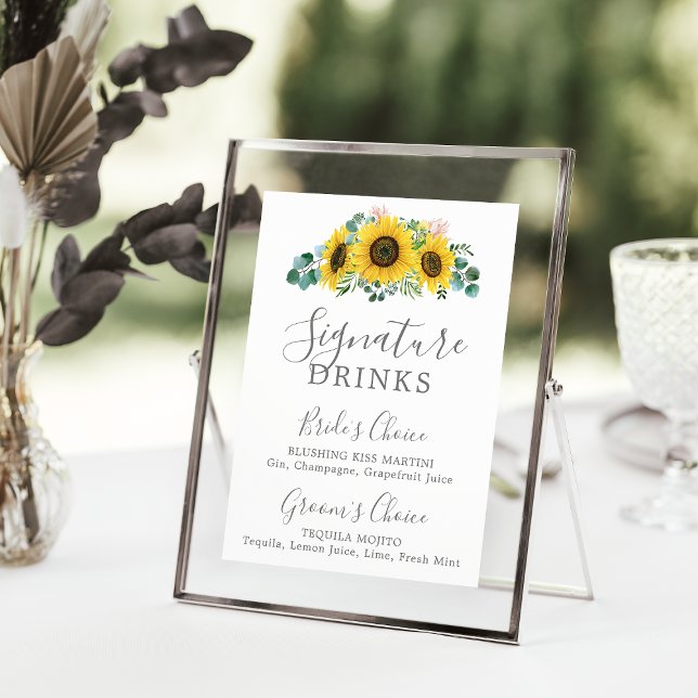 Eukalyptus-Unterschrift für rustikale Sonnenblumen Poster (Von Creator hochgeladen)