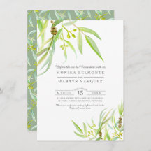 Eukalyptus verlasse Aquarellfarben Probe