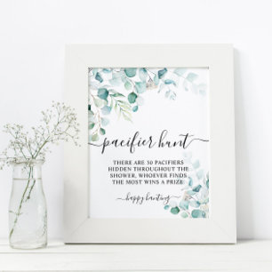 Eukalyptus Verlasse Grünpflanzen Schnuller Jagdspi Poster