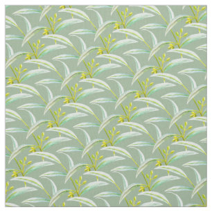 Eukalyptus verlässt Watercolormalereikunst Stoff