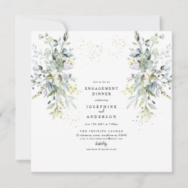 Eukalyptus Verlobung Abendessen Einladung