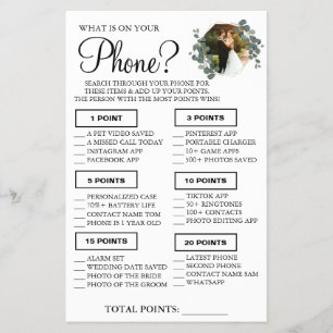 Eukalyptus Was ist auf deinem Handy Duschspielkart Flyer