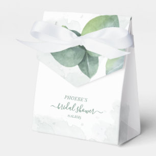 Eukalyptus Watercolor Botanisches Brautparty Geschenkschachtel