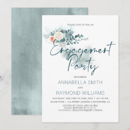 Eukalyptus | Watercolor Greenerity Engagement Part Einladung