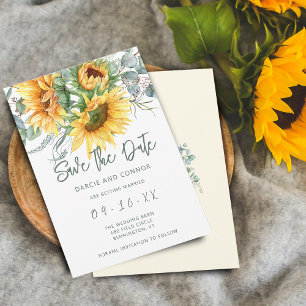 Eukalyptus Watercolor Save The Date