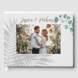 Eukalyptus Watercolor Wedding FOTO Gästebuch