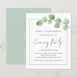Eukalyptus Wedding Abend Party laden