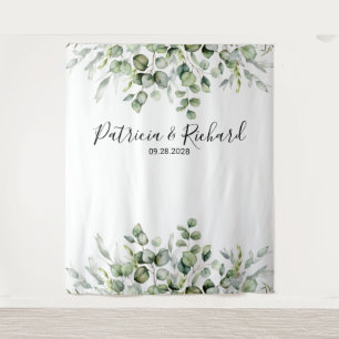 Eukalyptus Wedding Backdrop Wandteppich