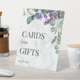 Eukalyptus Wedding Card and Gifts Sockelschild