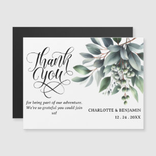 Eukalyptus Wedding danke Ihnen Magnetkarte
