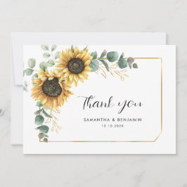 Eukalyptus Wedding Dankeskarte