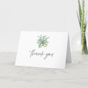 Eukalyptus Wedding Dankeskarte