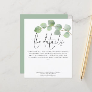 Eukalyptus Wedding Details Skriptumrandung