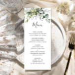 Eukalyptus Wedding Dinner Menu Card Einladung<br><div class="desc">Für weitere Anpassungen klicken Sie bitte auf den Link "Weitere Anpassung" und verwenden Sie unser Design-Tool,  um diese Vorlage zu ändern.</div>