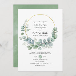 Eukalyptus Wedding Einladung