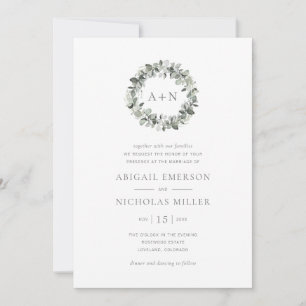 Eukalyptus Wedding Einladung