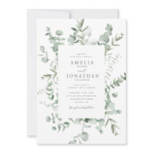 Eukalyptus Wedding Einladung