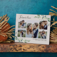 Eukalyptus Wedding Foto Collage Keepake