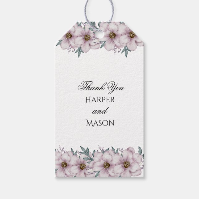 Eukalyptus Wedding Gift Tags Geschenkanhänger (Vorderseite)