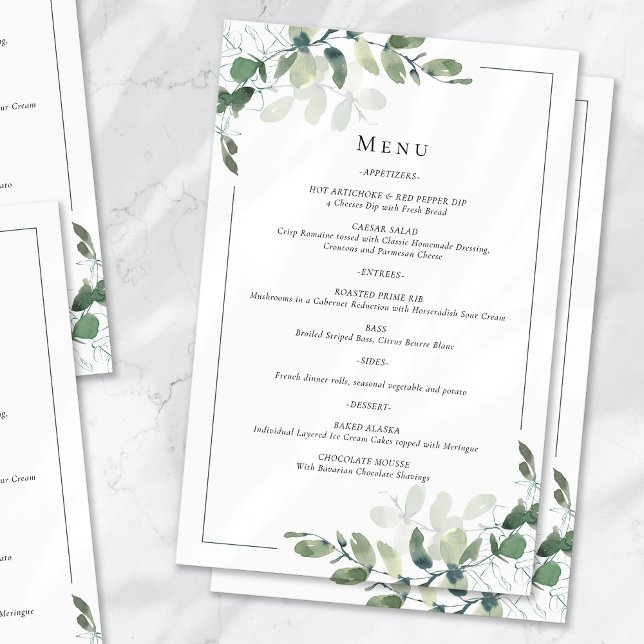 Eukalyptus Wedding Menu (Von Creator hochgeladen)
