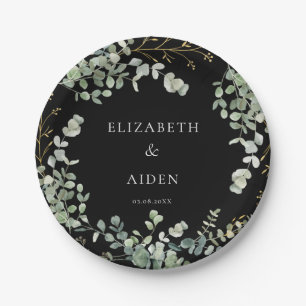 Eukalyptus Wedding Pappteller