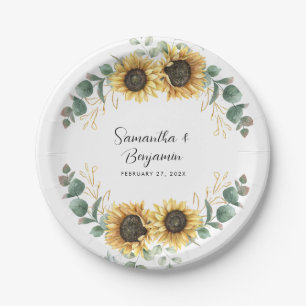 Eukalyptus Wedding Party Pappteller