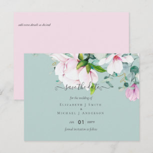 Eukalyptus Wedding Rett Dates Postkarte