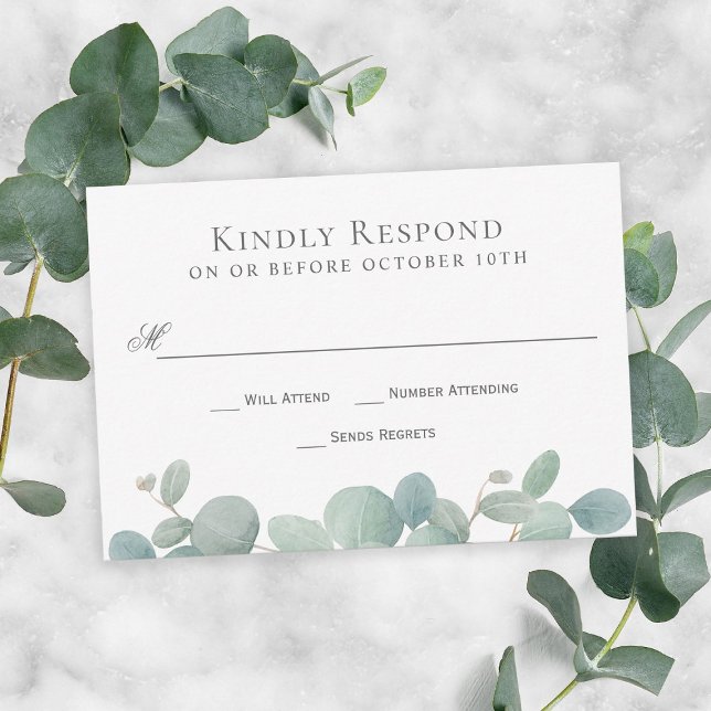 Eukalyptus Wedding RSVP (Von Creator hochgeladen)