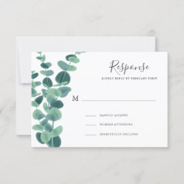 Eukalyptus Wedding RSVP Cards