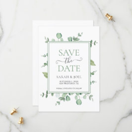 Eukalyptus Wedding Save The Date
