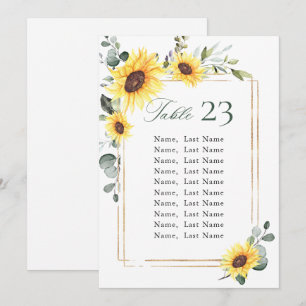 Eukalyptus Wedding Seating Chart Card Card Card Einladung