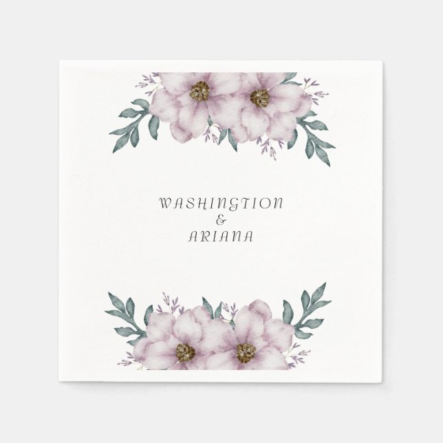 Eukalyptus Wedding Serviette (Vorderseite)