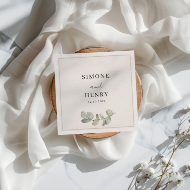 Eukalyptus Wedding Serviette (Von Creator hochgeladen)