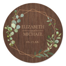 Eukalyptus Wedding Sticker