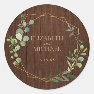Eukalyptus Wedding Sticker