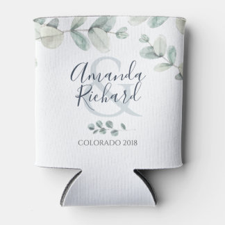 Eukalyptus Wedding Watercolor kann kühlen Dosenkühler