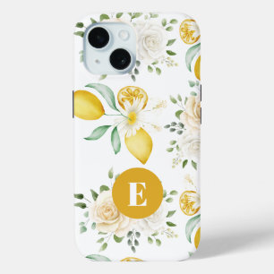 Eukalyptus Weichblush-Rose Monogramm Case-Mate iPhone Hülle