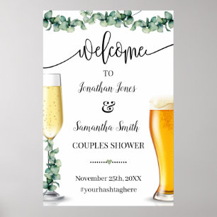 Eukalyptus Welcome Couples Duschgel & Brauen Poster